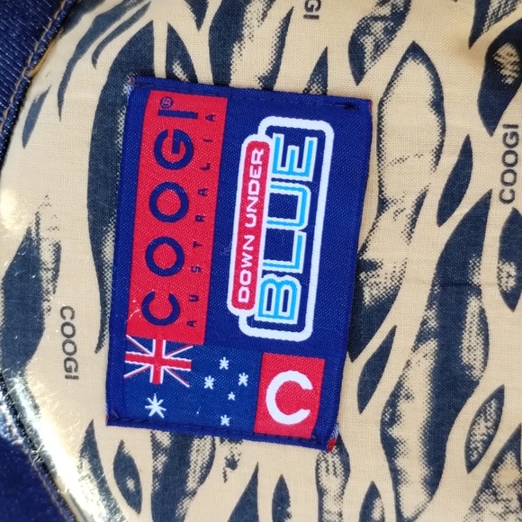 COOGI  Cotton Down Under Blue Jean 6 Pocket Jacket Crispy - Picture 9 of 16